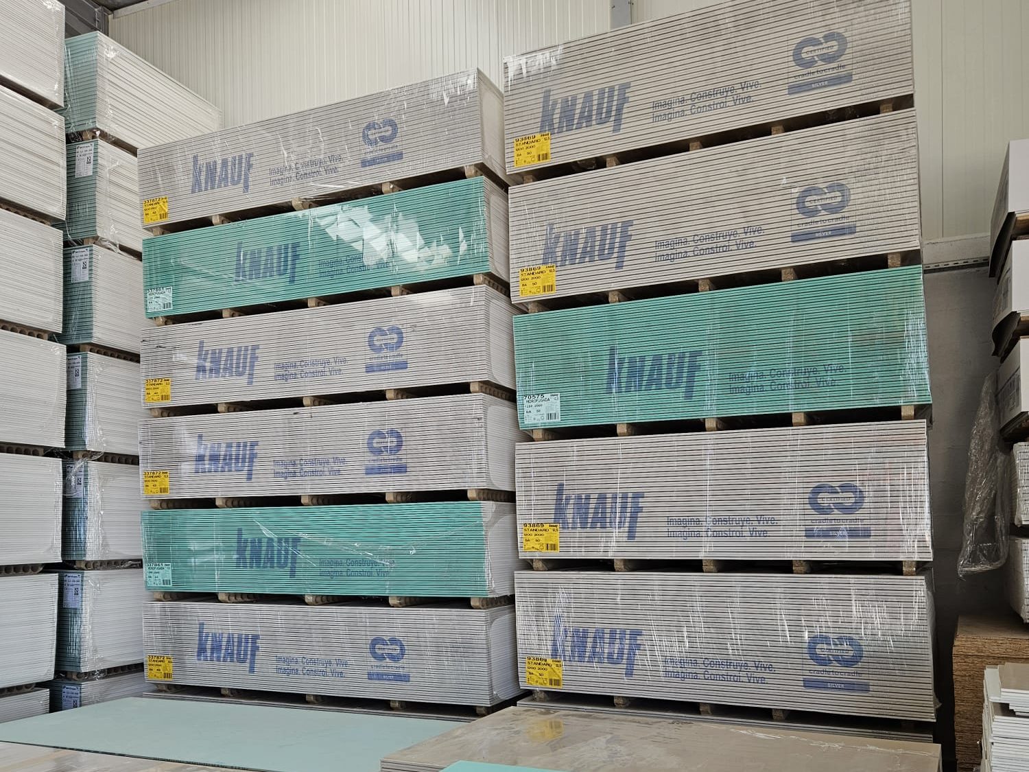 Placas de gesso cartonado Knauf